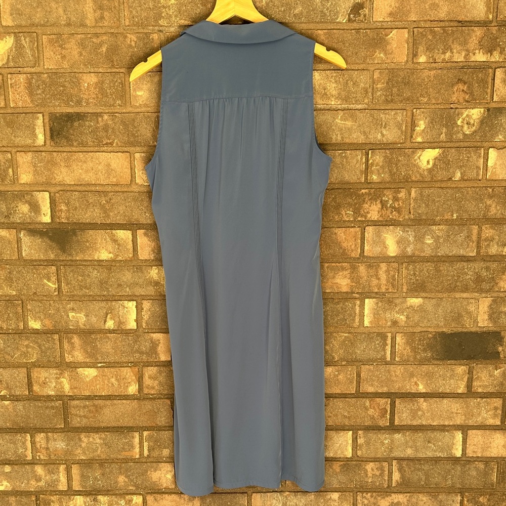 Ann Taylor Blue Midi Dress - Picture 6 of 9